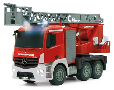 Produktbild von Feuerwehr Drehleiter Mercedes-Benz Antos 1:20 2,4GHz mit Spritzfunktion