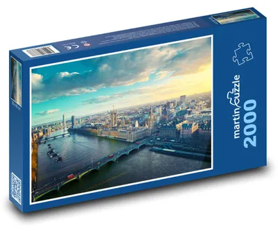 Obrázok produktu pre Puzzle 2000 Temža - Londýn, rieka - martinpuzzle