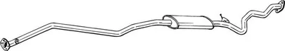 Produktbild von Bosal Mittelschalldämpfer  293-011