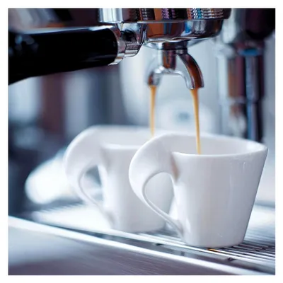 Produktbild von NewWave Caffè Espressotasse, 80 ml, Premium Porzellan, Weiß