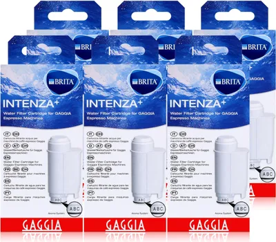 Produktbild von Gaggia Brita Intenza+ Wasserfilter Kartusche für Espressomaschine (6er Pack)
