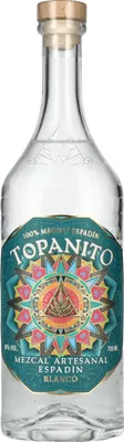 Produktbild von Topanito Mezcal Artesanal Blanco 100% Mague Espadín 40% Vol. 0,7l