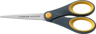 Produktbild von WESTCOTT Antihaftschere TITANIUM NON STICK grau-gelb 18,0 cm