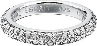 Produktbild von Esprit Damen Ring Silber Zirkonia Elegance ESRG91667A1, Ringgröße:56 (17.8 mm Ø)