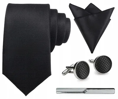 Produktbild von Luvu Elegantes Herren Krawatten Set mit Einstecktuch
