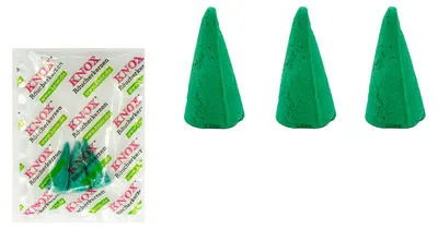 Produktbild von KNOX Räucherkerzen XXL Riesen 3er Set - mit 3er Probe "Meeresbrise" - Angenehmer Duft von Melone - Große Räucherkerzen