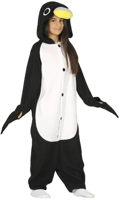 Produktbild von Pinguin Kostüm für Kinder, Größe:140/146