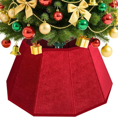 Produktbild von Faltbarer Weihnachtsbaum Kragen Rot