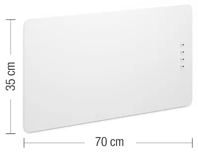 Obrázok produktu pre Magnetická tabuľa, 70 x 35 cm, s 4 magnetmi, na poznámky