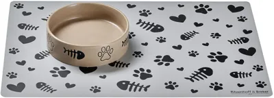 Produktbild von Katzennapf mit Napfunterlage Mika Cat | 350 ml | Braun