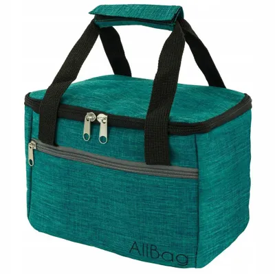 Obrázek produktu pro Zelená termotaška 25×17×17 cm – taška na lunch box na pláž