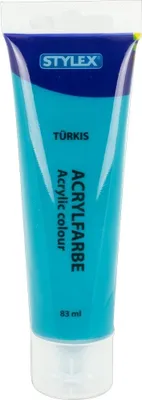 Produktbild von Stylex 28698 Acrylfarbe 83 ml Tube türkis