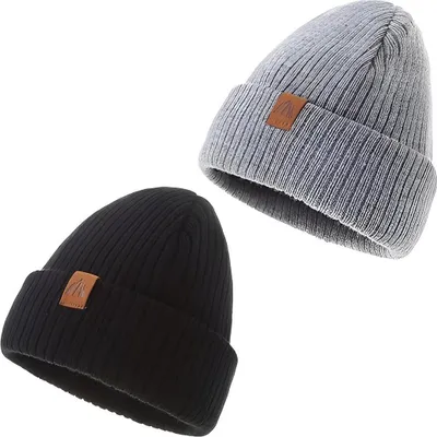 Produktbild von Beanie(Vielseitiges Baby-Set, Kindermütze, 2-St., Kuschelige Eleganz für Kleine, Kinder) Leicht & Atmungsaktiv, Doppellagiges Acryl-Design, Wintermüt