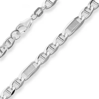 Produktbild von 5,2mm Armband Panzerstegkette Silberarmband Armschmuck aus 925 Silber 19cm