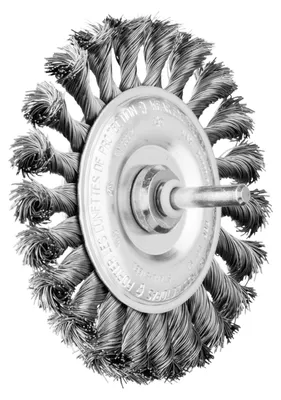 Zdjęcie produktu dla PFERD 43108001, Szczotka szlifierska, Uniwersalne, 20000 RPM, 6 mm, 10 cm, 42 mm