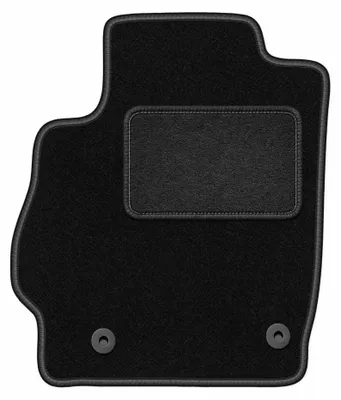 Immagine prodotto di Tappetino guidatore in moquette per Mazda 2 II 2007-2015 (hatchback) – 1 pezzo, nero, su misura – Wielganizator LUX