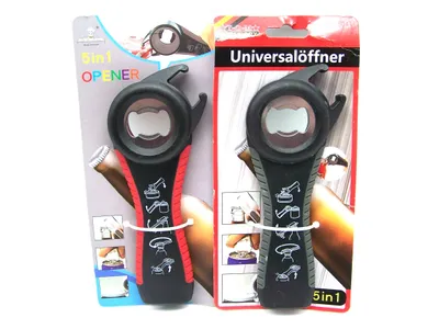 Produktbild von Universalöffner 5 in 1 Öffner für Kronkorken, Dosen, Flaschen, Büchsen