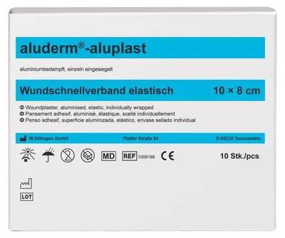Produktbild von Wundpflaster aluderm-aluplast elastisch 1mx8cm