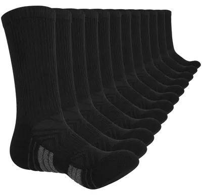 Produktbild von Wandersocken - Atmungsaktiv und Weich - 6 Paar Schwarz
