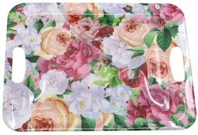 Produktbild von Tablett rechteckig 33.5 x 25.5 x 1.25 cm aus Kunststoff