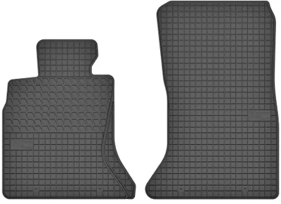 Imagen del producto de Alfombrillas de goma delanteras para BMW Serie 5 F10 / 5 F11 2010-2017 / desde 2010 (sedán/familiar) – juego de 2 piezas, negras, a medida
