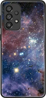 Produktbild von König Design Hülle kompatibel mit Samsung Galaxy A33 5G Kunststoff Soft Handyhülle - Handy Case Universum