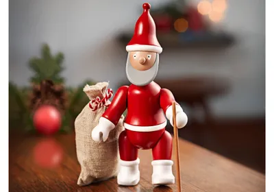 Productafbeelding van Kay Bojesen houten kerstmanbeeldje