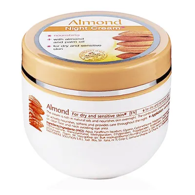 Obrázek produktu pro Almond výživný noční mandlový krém pro suchou a citlivou pleť 100 ml
