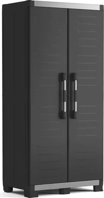 Immagine prodotto di Keter Armadio con ripiani Garage XL Nero Argento 188 cm