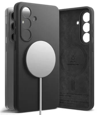 Zdjęcie produktu dla Ringke Silikonowe magnetyczne etui Magsafe Galaxy S26+ Plus Czarne