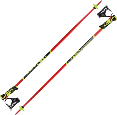 Zdjęcie produktu dla Leki WCR Lite SL 3D Bright Red/Black/Neonyellow 100 cm Kijki narciarskie