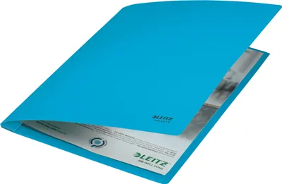 Produktbild von Leitz 39040035, Konventioneller Dateiordner, A4, Karton, Blau, Landschaftsportrait, 250 Blätter