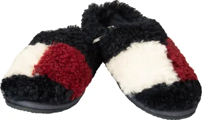 Immagine prodotto di Ciabatta donna TOMMY HILFIGER pantofola da casa invernale calda e morbida articolo FW0FW06577 th home slipper sherpa, 35/36 EUR 35/36 - UK 3,5 - USA 6 - CM 23, Poliestere 100%