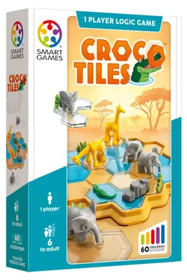 Produktbild von SmartGames Croco Tiles, 3D-Puzzle, 6 Jahr(e)