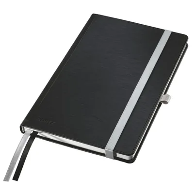 Image de Leitz 4486-00-94 Carnet de notes Style A5 quadrillé satin noir