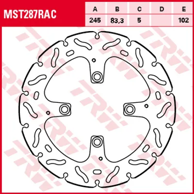 Obrázek produktu pro TRW Disque de frein "MST287RAC