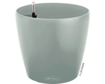 Obrázek produktu pro LECHUZA CLASSICO Color ECO 21, Oválný květináč, Volně stojící, Plast, Světle šedá, Kuželovitý, Vnitřní/venkovní