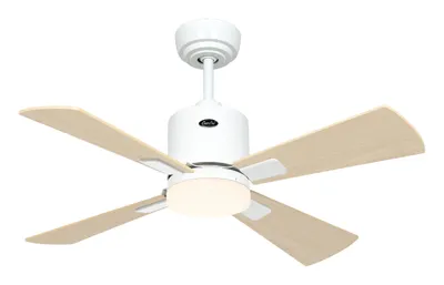 Immagine prodotto di Ventilatore da soffitto ECO NEO III 92 Bianco - Acero/Faggio WiFi con luce