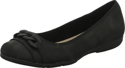Produktbild von living UPDATED Damen-Ballerina Schwarz, Farbe:schwarz, EU Größe:39