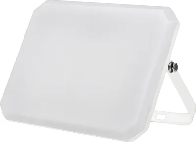 Obrázek produktu pro Bílý venkovní LED reflektor 230V 50W 4000K opálový difuzor 5000lm 175x125x27,5 mm