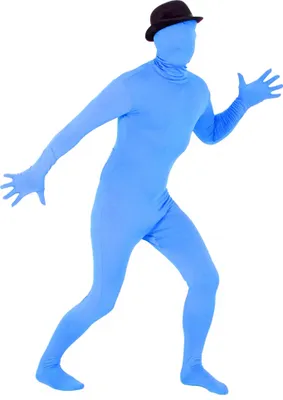 Produktbild von Ganzkörper-Anzug Kostüm, blau, Größe:L