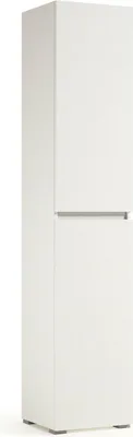 Image de Daisuke - Armoire Multi-usage 2 Portes, 45x195h cm Blanc, 5 Étagères  Italy