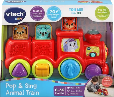 Produktbild von Musikalischer Spielzeug-Tierzug für interaktives Spielen und Lernen