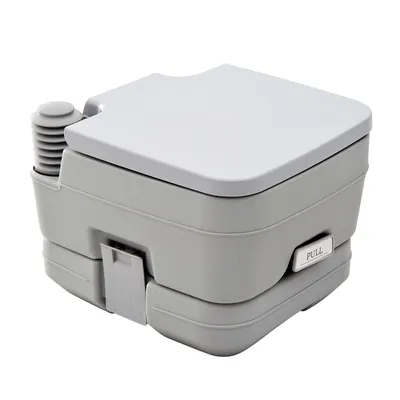 Produktbild von HOMCOM Campingtoilette Faltbare Reisetoilette max. Tragkraft bis 200 kg 10L Falttoilette Trockentrenntoilette für Camping, Wandern, Reisen, Angeln