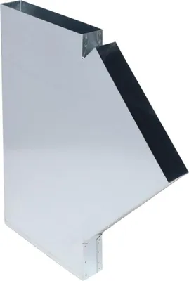 Produktbild von Flachkanal T-Stück 45° 250 x 50 mm
