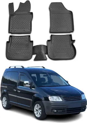 Image de 2003-2020 Tapis de sol VW Caddy TPE noir 4 pièces