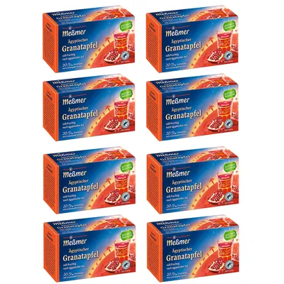 Obrázok produktu pre Ovocný čaj Meßmer Egyptian Amun Granátové jablko s medom 8 balení