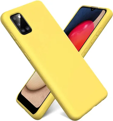 Zdjęcie produktu dla Etui ochronne na telefon komórkowy Samsung Galaxy A03s silikonowo-żelowe etui na telefon komórkowy, żółte