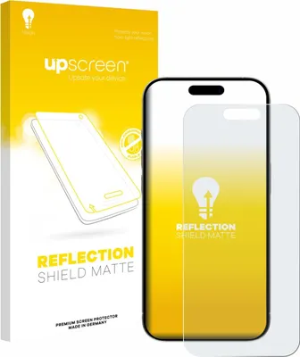 Produktbild von upscreen Schutzfolie für Apple iPhone 15 / 15 Pro Displayschutz Displayschutzfolie Folie Matt Entspiegelungsfolie