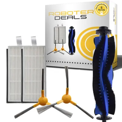 Immagine prodotto di Kit di accessori e ricambi per aspirapolvere Hosome G9070 e 2000 (2 spazzole laterali, 2 filtri antipolvere, 1 spazzola principale)